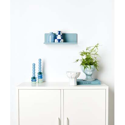 Mustard Made | The Ledge  - Floating Shelf in Ocean Blue - Small