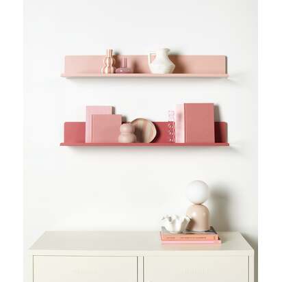 Mustard Made | The Ledge  - Floating Shelf in Berry Pink - Large