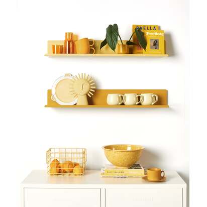 Mustard Made | The Ledge  - Floating Shelf in Mustard Yellow - Large