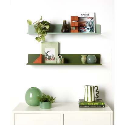 Mustard Made | The Ledge  - Floating Shelf in Olive Green - Large