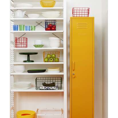 Mustard Made | The Skinny - Storage Locker in Mustard Yellow | Metal Locker
