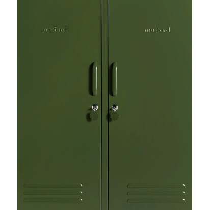 Mustard Made | The Midi - Storage Locker in Olive Green | Metal Cupboard
