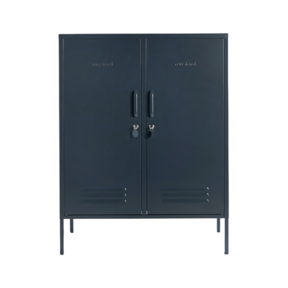 Mustard Made | The Midi - Storage Locker in Slate Grey | Metal Cupboard