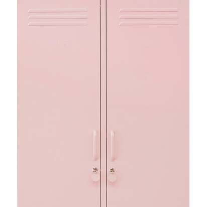 Mustard Made | The Twinny - Storage Locker in  Blush Pink | Metal Wardrobe