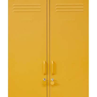 Mustard Made | The Twinny - Storage Locker in  Mustard Yellow | Metal Wardrobe