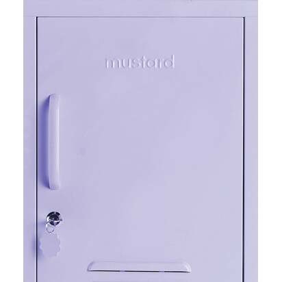 Mustard Made | The Shorty - Storage Locker in Lilac Purple | Metal Bedside Table