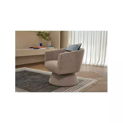 John Lewis Truffle Armchair Natural Boucle | H69 x W71 x D69cm