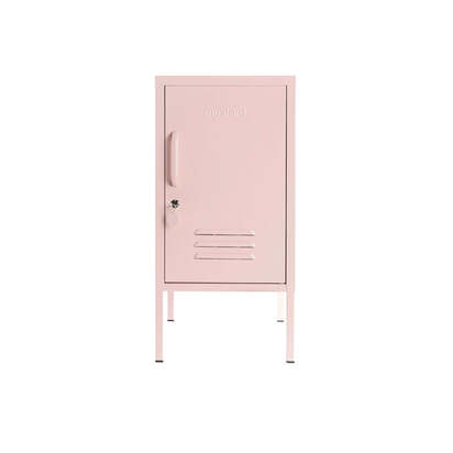 Mustard Made | The Shorty - Storage Locker in Blush Pink | Metal Bedside Table