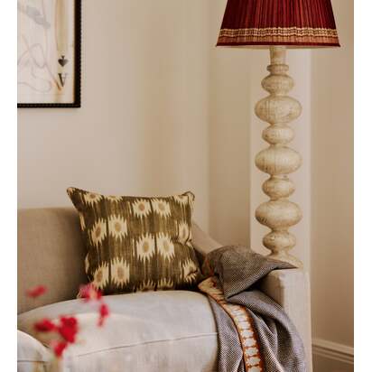 OKA | Akino Cushion Cover - Olive | Cushion Cover