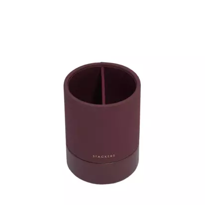 Stackers Pen Pot, Garnet Garnet | H14.30 x W10.70 x D10.30cm