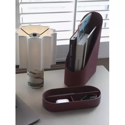 Stackers Magazine Rack, Garnet Garnet | H35 x W26 x D11cm