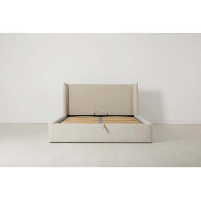 Bed 03 Storage King Sized Bed Bone from Swyft