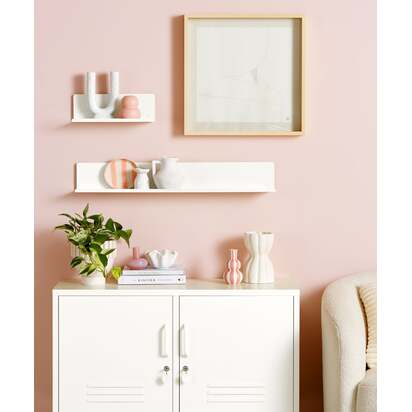 Mustard Made | The Ledge  - Floating Shelf in Chalk White - Large