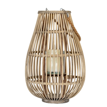 Medium Ellipse Lantern With Glass Holder