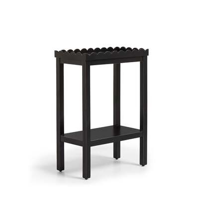 OKA | Capesanta Side Table - Rubbed Black | Side Table