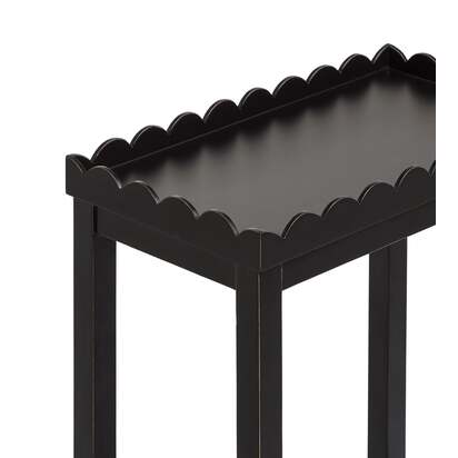 OKA | Capesanta Side Table - Rubbed Black | Side Table