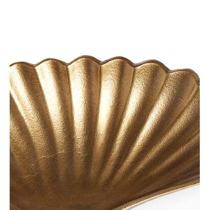 OKA | Concha Dish - Antique Brass | Decorative Bowl