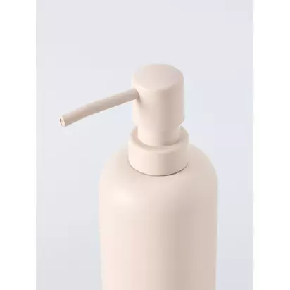 John Lewis Matt Finish Soap Dispenser Plaster | H17.00 x dia.7.00cm