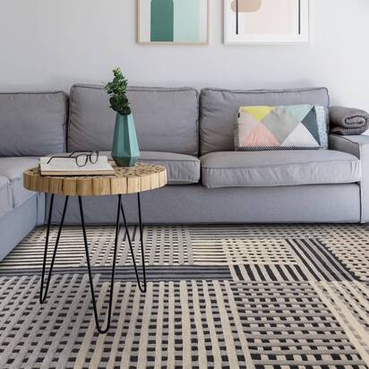 Alder 160x230cm Grey Multi