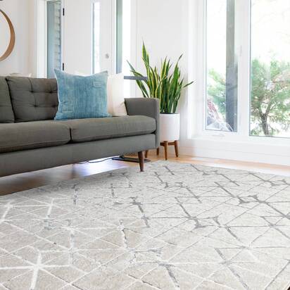 Wrenbury 120x170cm Lattice Rug AU11