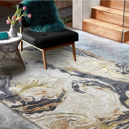 Wrenbury 160x230cm Marble Rug AU08