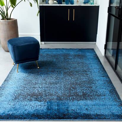 Berkeley 2 200x290cm Indigo/Black