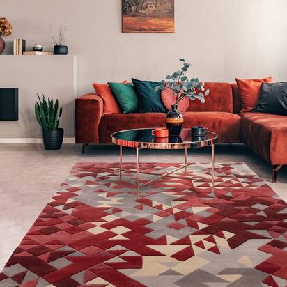Hawthorne 2 120x170cm Red Multi