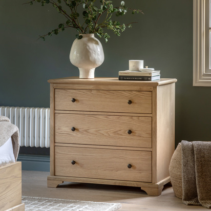 Elmby 3 Drawer Chest 820x440x760mm