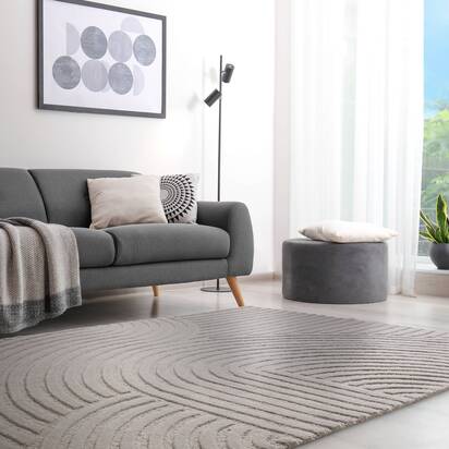 Hadley 2 160x230cm Silver Rug