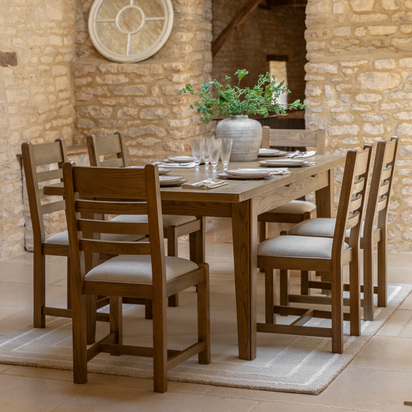 Burby Ext Dining Table 1600/2100x900x790mm
