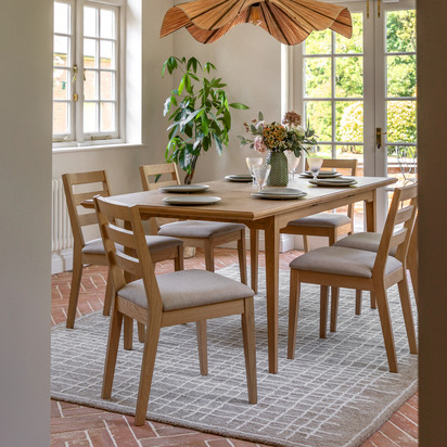 Elmby Extending Dining Table 1500/2000x900x750mm