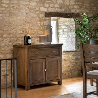 Burby 2 Door 1 Drawer Sideboard 1060x440x860mm  - Small