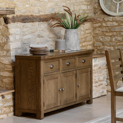 Burby 3 Door 3 Drawer Sideboard 1500x440x860mm  - Large