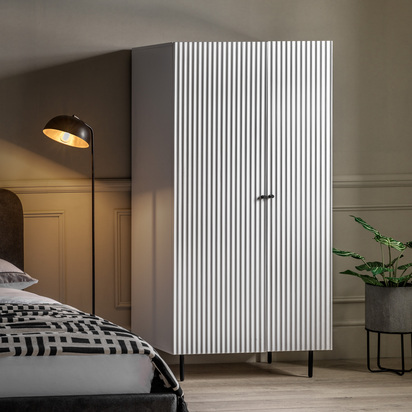 Buckhurst 2 Door Wardrobe White 520x850x1780mm