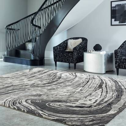 Henley 3 170x240cm Marquina Marble Rug
