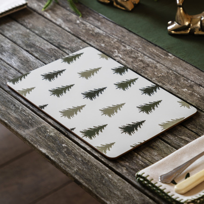 Studio Woodland Trees Placemat & Coaster Set (4pk)