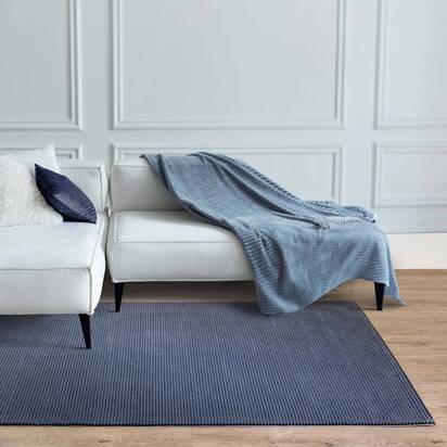 Richmond 3 200x290cm Plain Stripe Navy