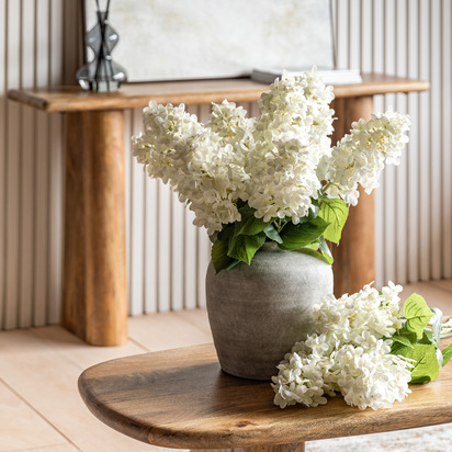Sutton Cone Hydrangea Floral Stem Ivory (12pk)