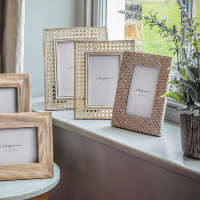 Archer Photo Frame 4x6 Rattan effect 180x10x230mm