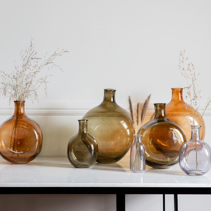 Kendall Bottle Vase Green 280x190x390mm LARGE