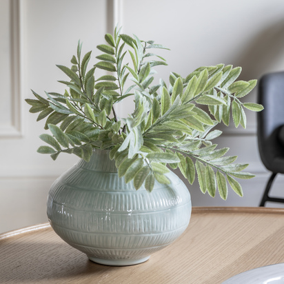 Emmy Vase Small Pale Sage 190x190x160mm SMALL