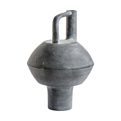 Mahki Vase Grey Fossil 240x240x340mm