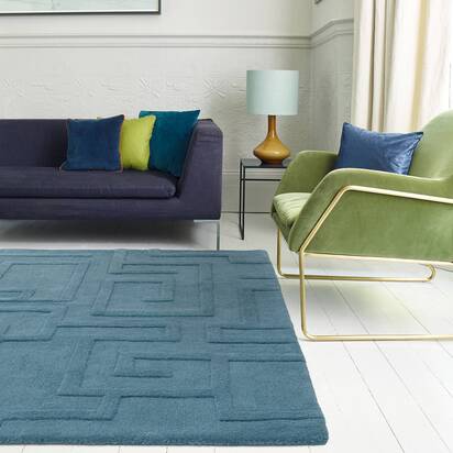 Alder 3 120x170cm Teal