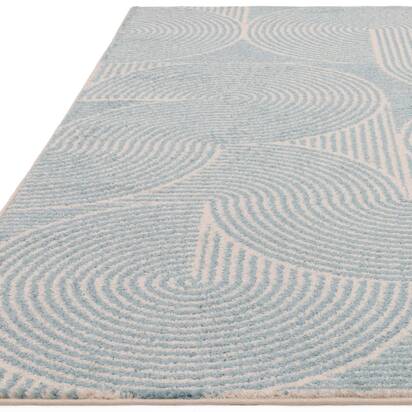 Chatsworth 3 160x230cm Blue Swirl Rug MU02