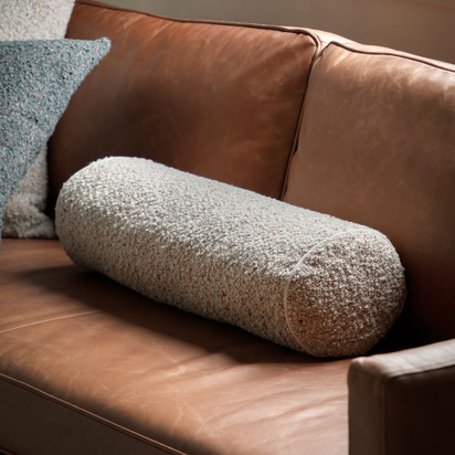 Boucle Bolster Grey 200x600mm
