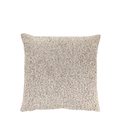 Boucle Knife Edge Cushion Grey 550x550mm