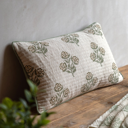 Brentwell Floral Cushion Poly Filled