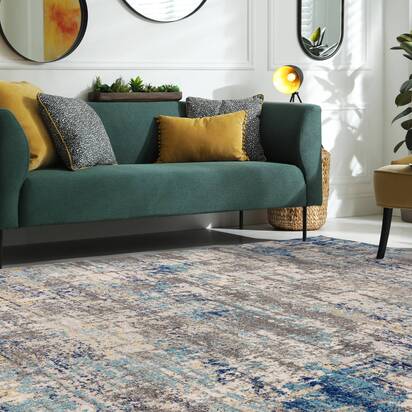 Carlton 3 160x230cm Illusion Blue NV40