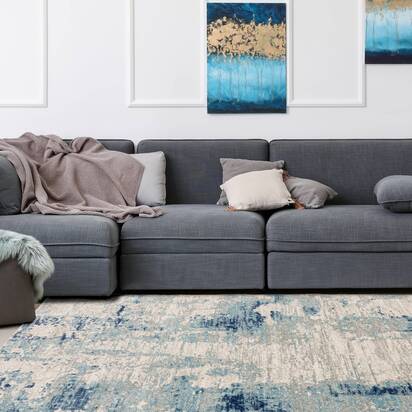 Carlton 3 200x290cm Mirage Blue NV36