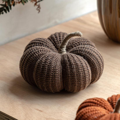 Pembrey Knitted Pumpkin Brown